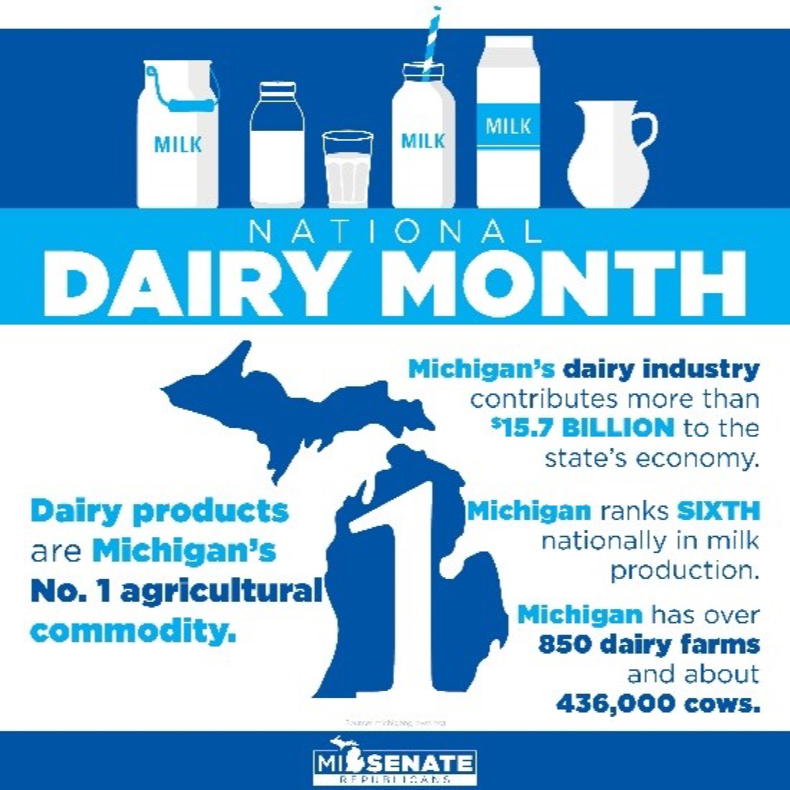 Dairy month infographic
